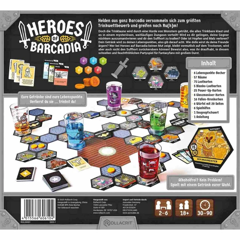 Heroes of Barcadia DE (Pen & Paper Trinkspiel)