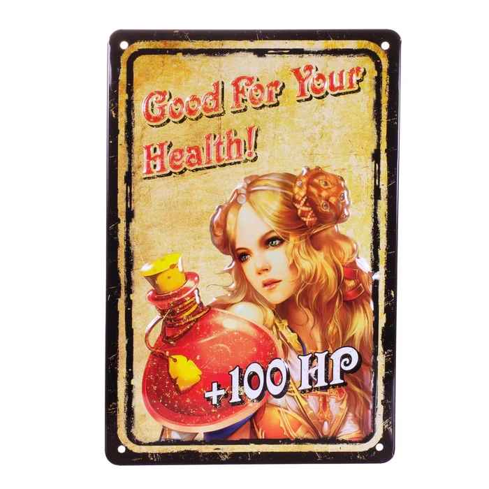 Good For Your Health - Blechschild