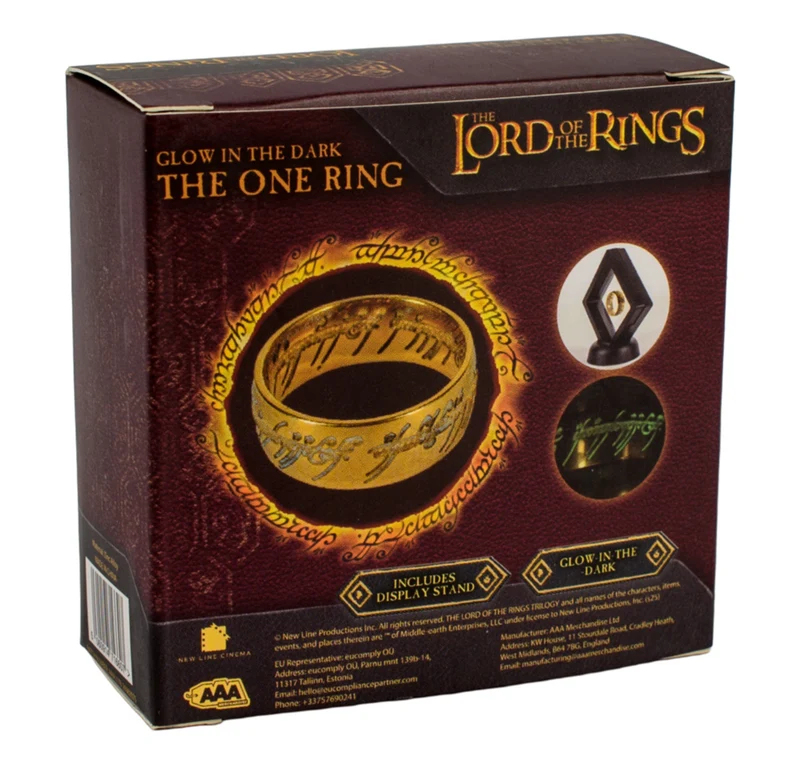 The Lord of the Rings - One Ring Replica (Glow in the Dark)