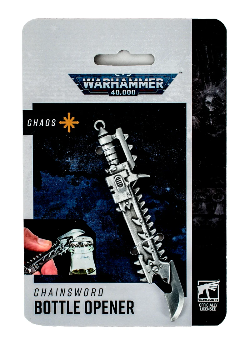 Warhammer 40k - Chaos Chainsword - Flaschenöffner