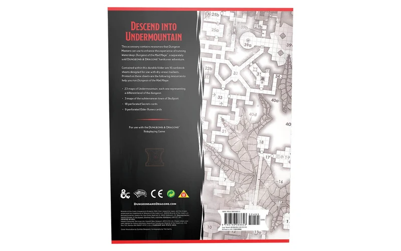 D&D Waterdeep: Dungeon of the Mad Mage - Map Pack- EN