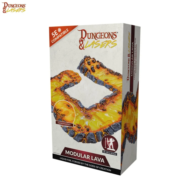 Dungeons & Lasers - Modular Lava (Unbemalt)