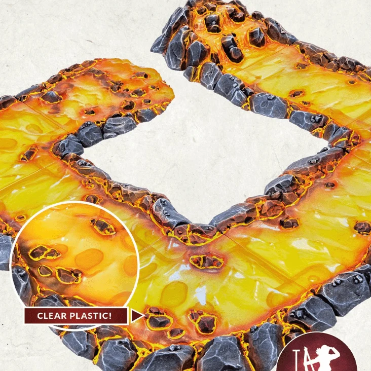 Dungeons & Lasers - Modular Lava (Unbemalt)