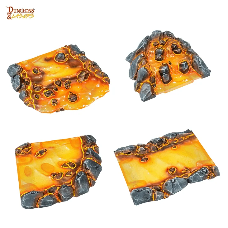 Dungeons & Lasers - Modular Lava (Unbemalt)