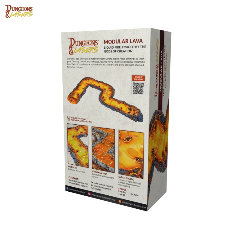 Dungeons & Lasers - Modular Lava (Unbemalt)