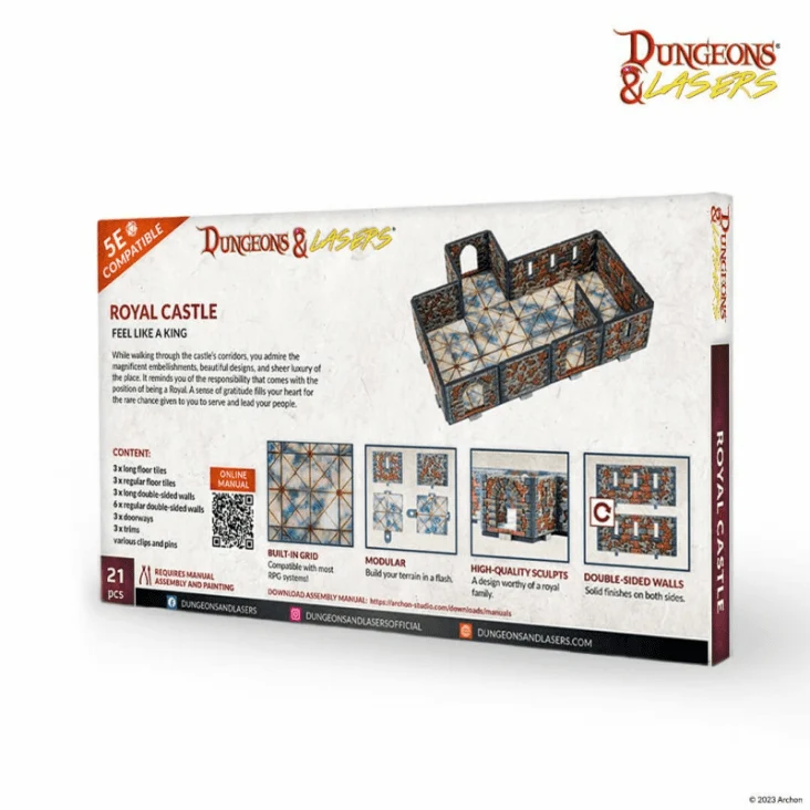 Dungeons & Lasers - Royal Castle (Unbemalt)