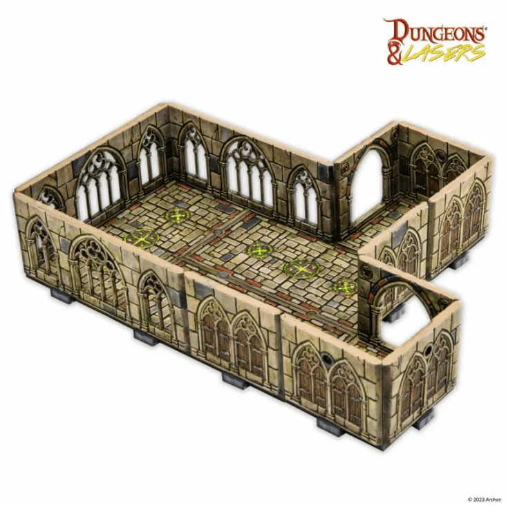 Dungeons & Lasers - Cursed Cathedral (Unbemalt)