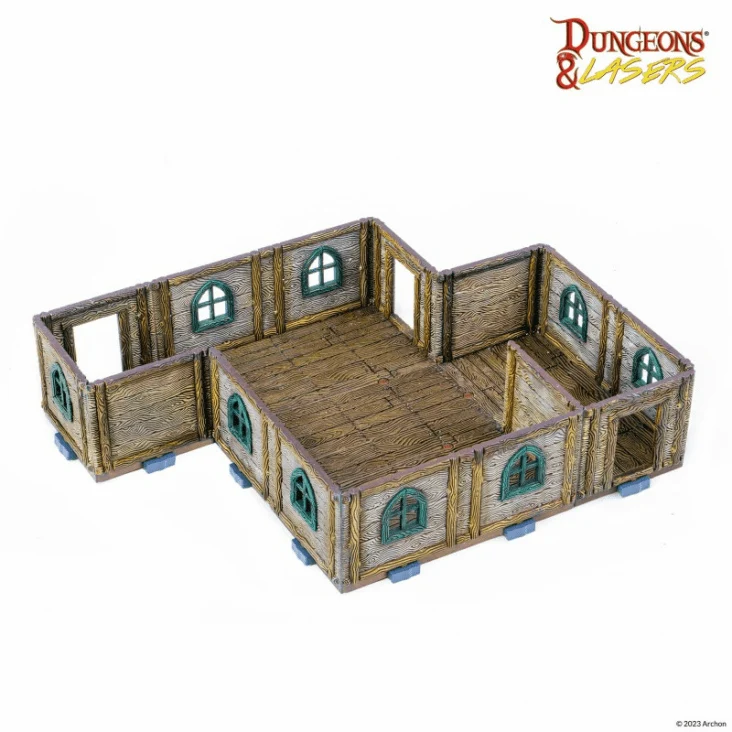 Dungeons & Lasers - Wooden Cottage (Unbemalt)