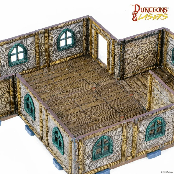 Dungeons & Lasers - Wooden Cottage (Unbemalt)
