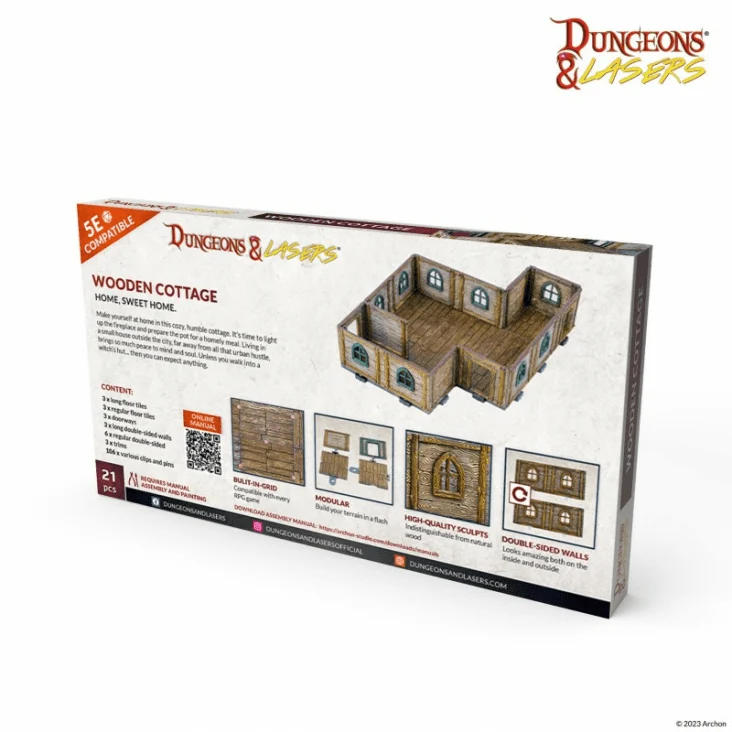 Dungeons & Lasers - Wooden Cottage (Unbemalt)