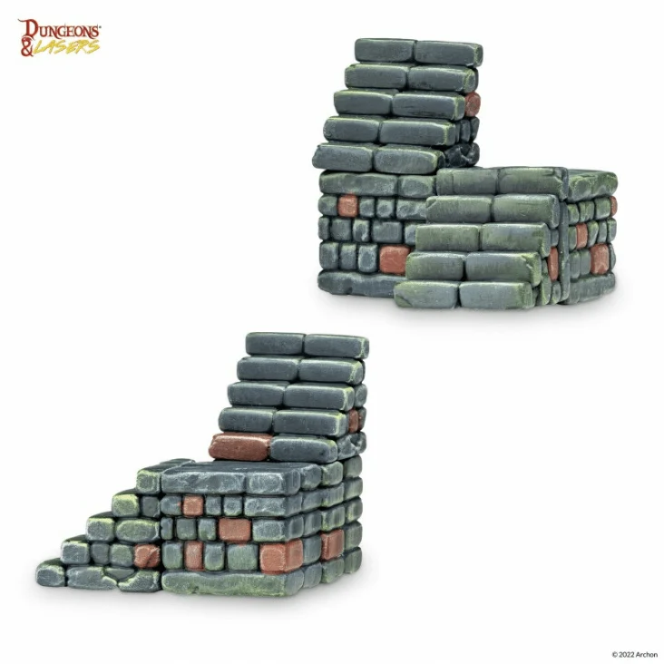Dungeons & Lasers - Stairs Pack (Unbemalt)