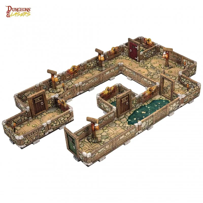 Dungeons & Lasers - Dwarven Mine (Unbemalt)