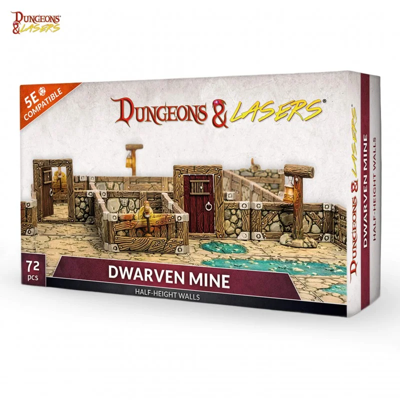 Dungeons & Lasers - Dwarven Mine (Unbemalt)