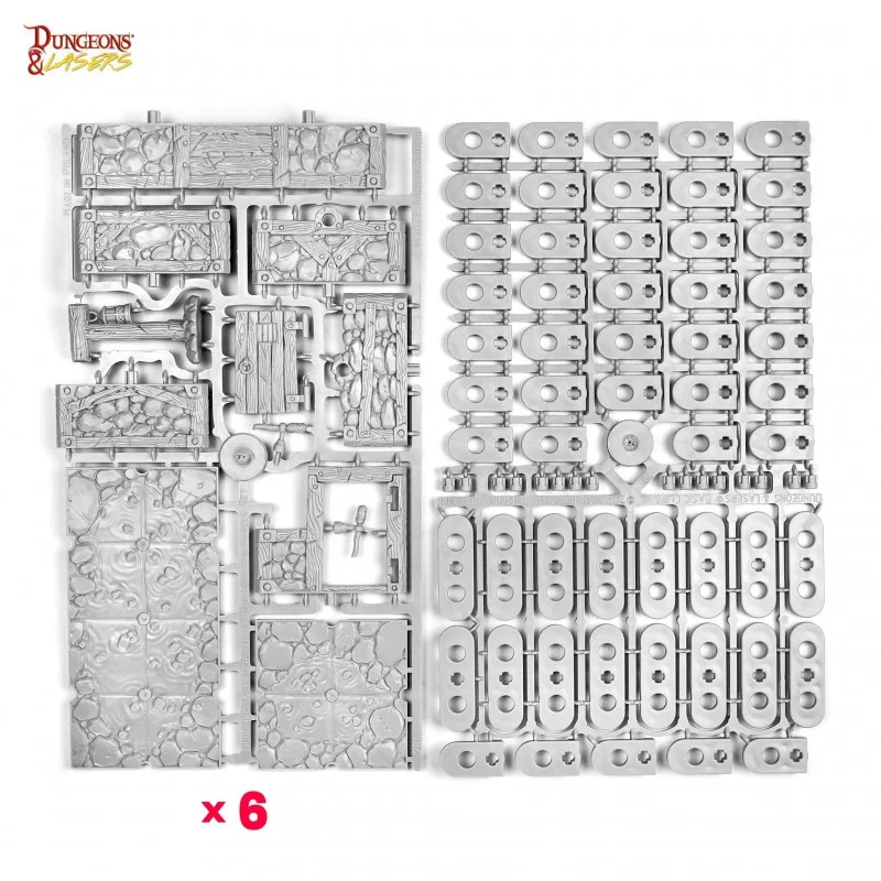 Dungeons & Lasers - Dwarven Mine (Unbemalt)