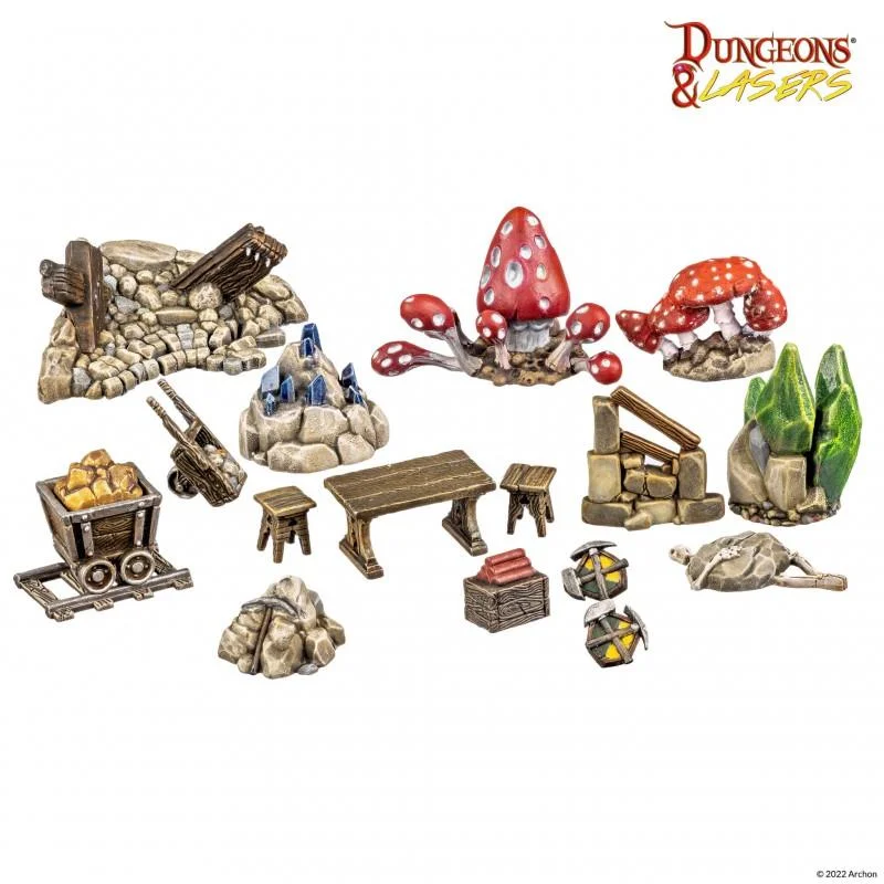 Dungeons & Lasers - Dwarven Mine (Unbemalt)
