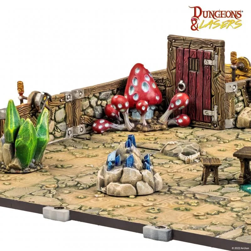 Dungeons & Lasers - Dwarven Mine (Unbemalt)