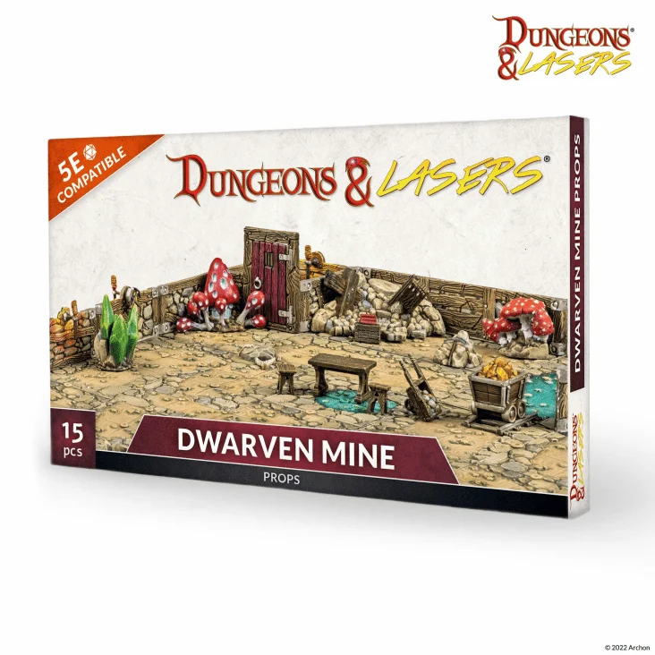Dungeons & Lasers - Dwarven Mine (Unbemalt)