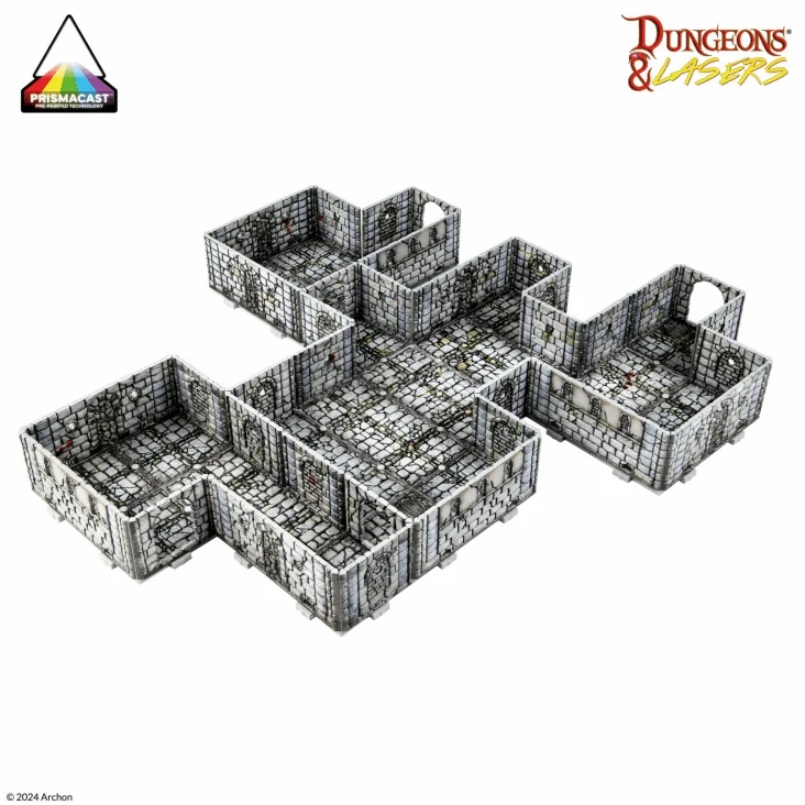 Dungeons & Lasers - Fantasy Dungeon PrismaCast™ Pre-Painted