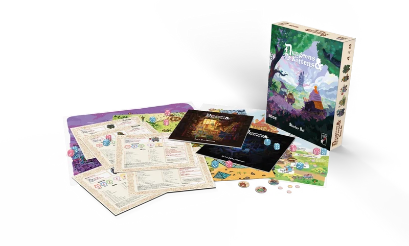 Dungeons & Kittens - Starter Set / Corebook / Meowgic Adventure - EN