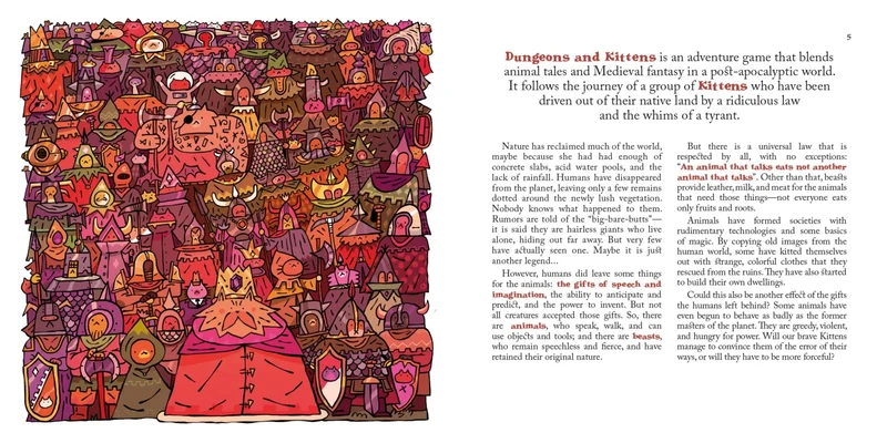 Dungeons & Kittens - Starter Set / Corebook / Meowgic Adventure - EN