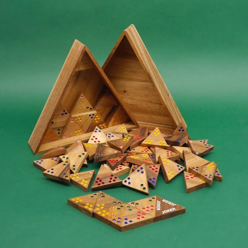 TRIDOMINO - Variante von Domino inkl. Joker