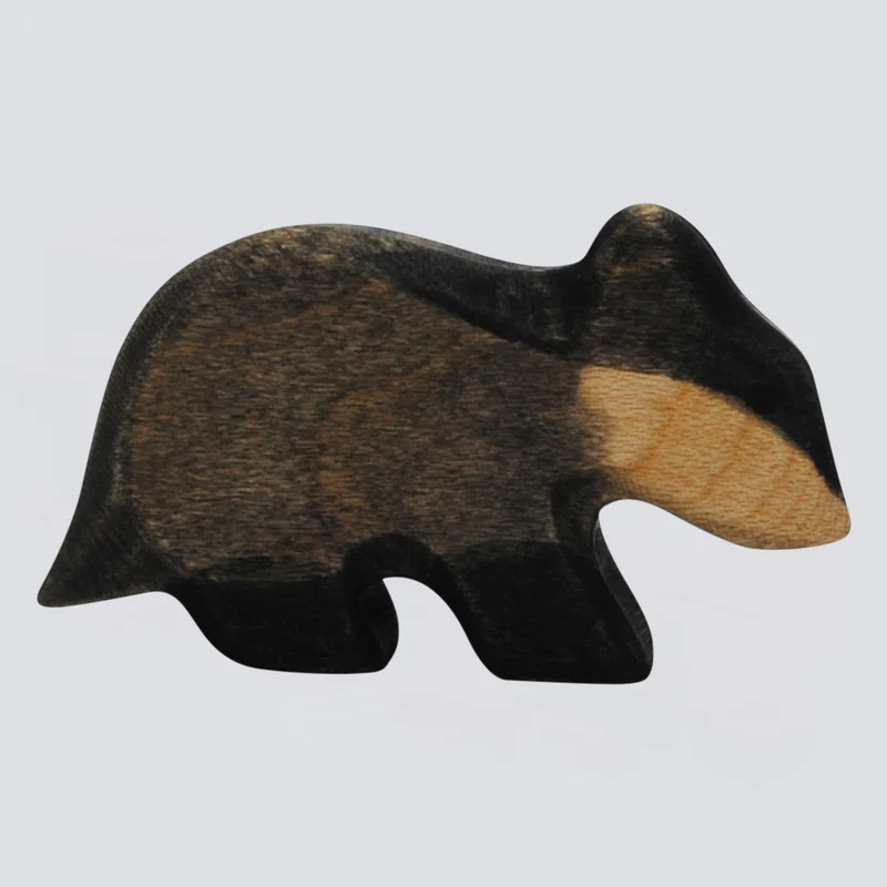 Holzwald Holzfigur Dachs