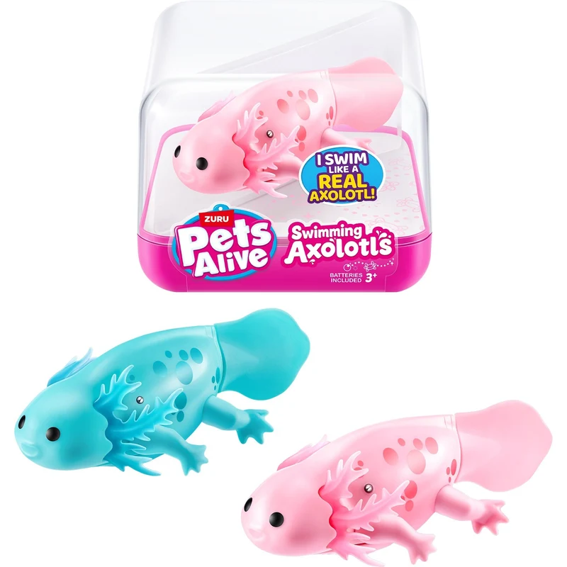 Swimming Axolotls – wasseraktiviertes Wasserspielzeug