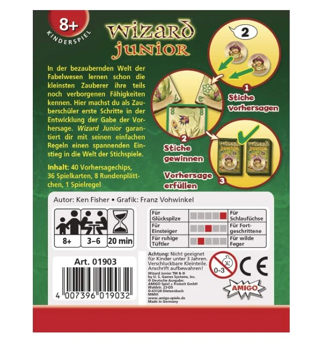 Wizard Junior Kartenspiel – Kindgerechtes Stichspiel