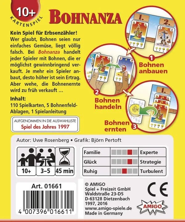 Bohnanza Kartenspiel – Kultiges Handelsspiel
