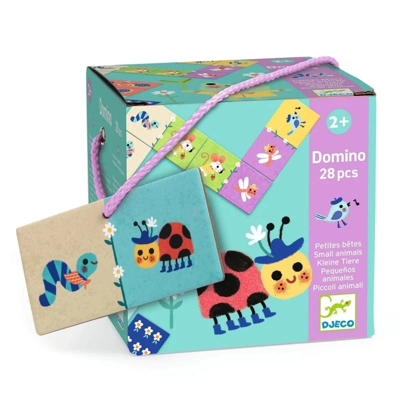 Domino kleine Tiere – Lernspiel ab 3 Jahren – Djeco