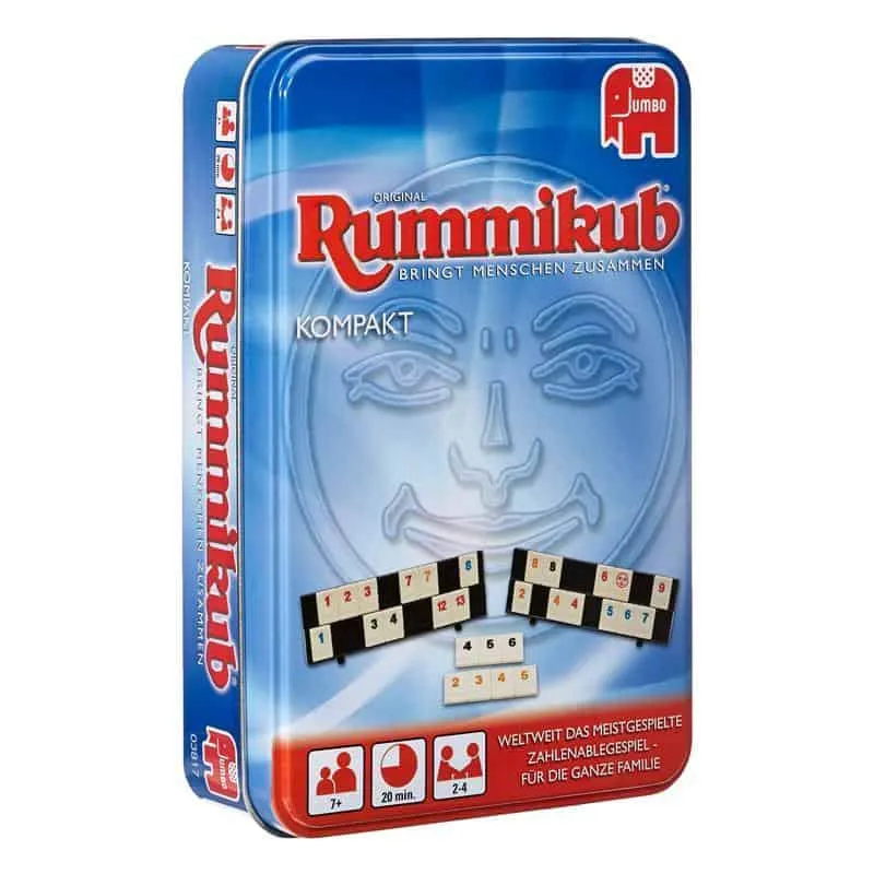 Rummikub Kompakt – Klassiker in Metalldose
