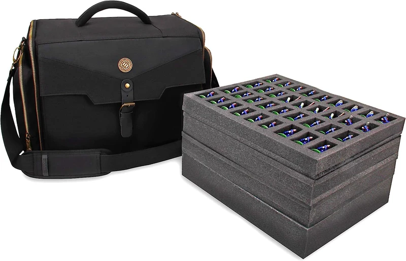 Miniature Figure Travel Case XL (108 Figuren + Buchfach)