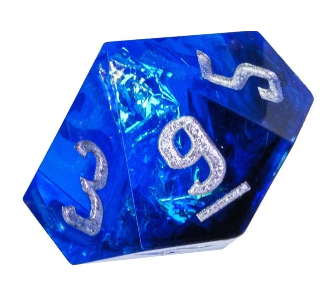 Spacebreaker navy blue Einzelwürfel D20 / D10 / D6