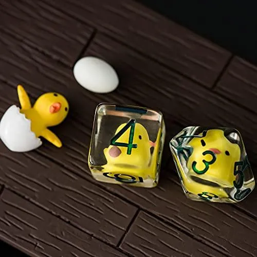Chicken Edition Einzelwürfel D20 / D10 / D6