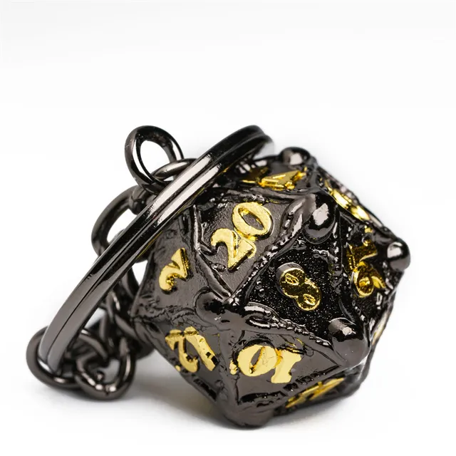 Schlüsselanhänger Bones Black & Gold