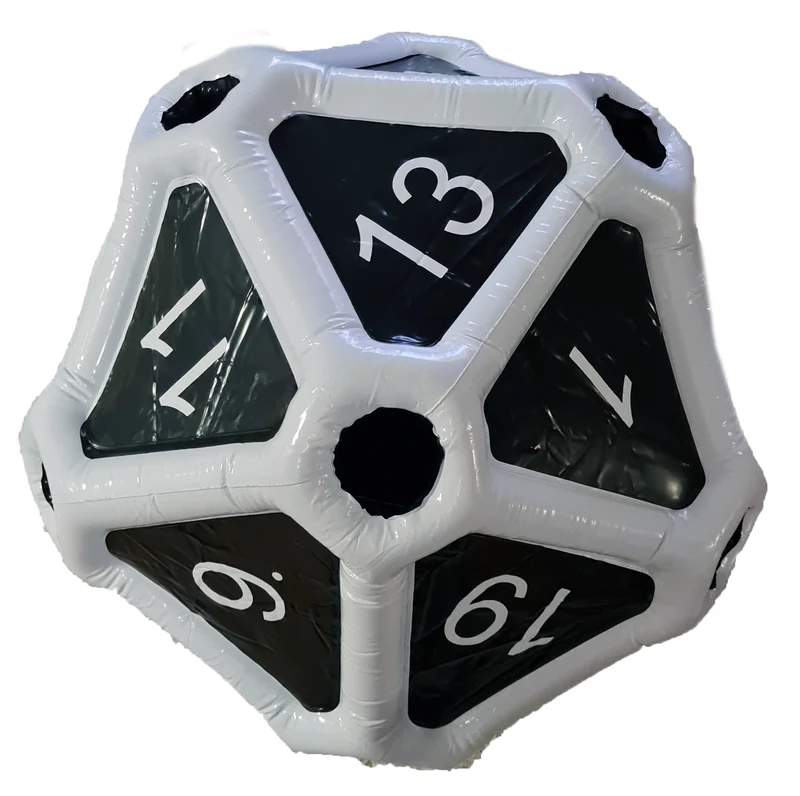 XXXL D20 Würfel, 60 cm Durchmesser