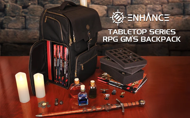 XXL Tabletop RPG Backpack Black