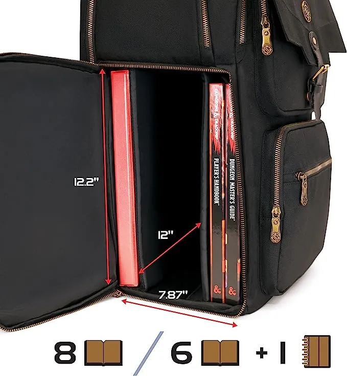 XXL Tabletop RPG Backpack Black