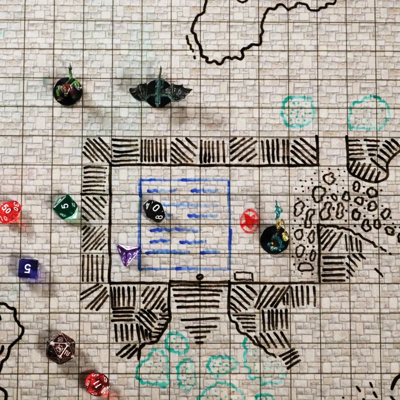 RPG Spielmatten-Set (inkl. Folienstifte und Hülle)