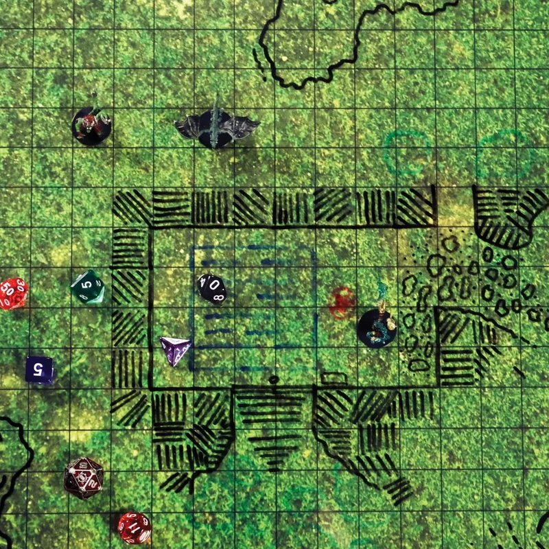 RPG Spielmatten-Set (inkl. Folienstifte und Hülle)
