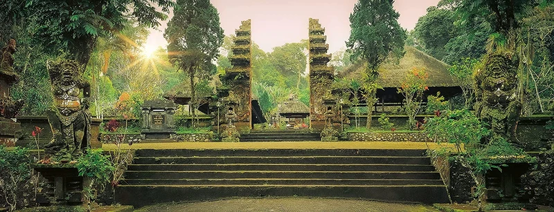 Puzzle Panorama 1000 Teile - Jungeltempel Pura Luhur