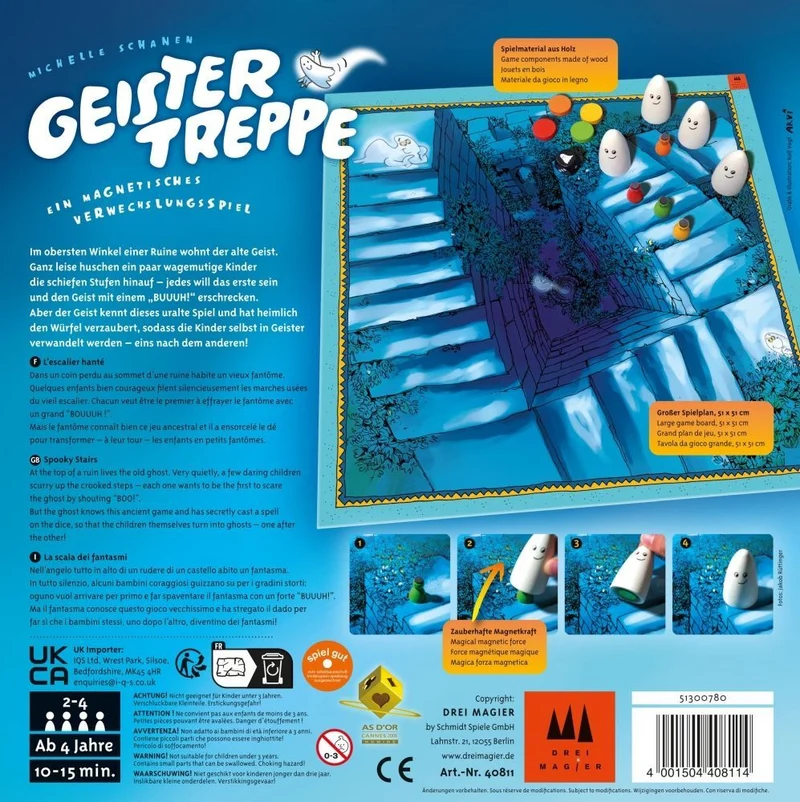 Drei Magier: Geistertreppe, Kinderspiel