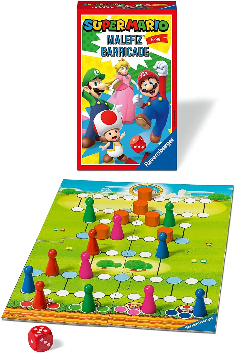 Super Mario Malefiz Mitbringspiel ab 6 Jahren – Ravensburger
