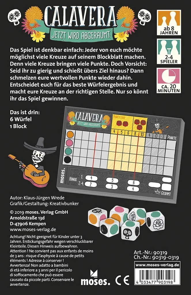 Würfelspiel - Calavera