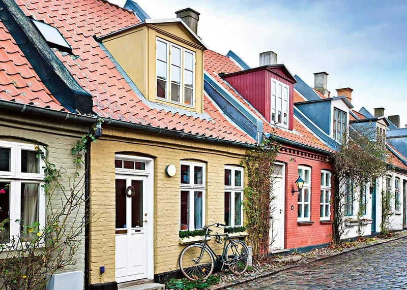 Häuser in Aarhus, Dänemark – Ravensburger Puzzle 1000 Teile
