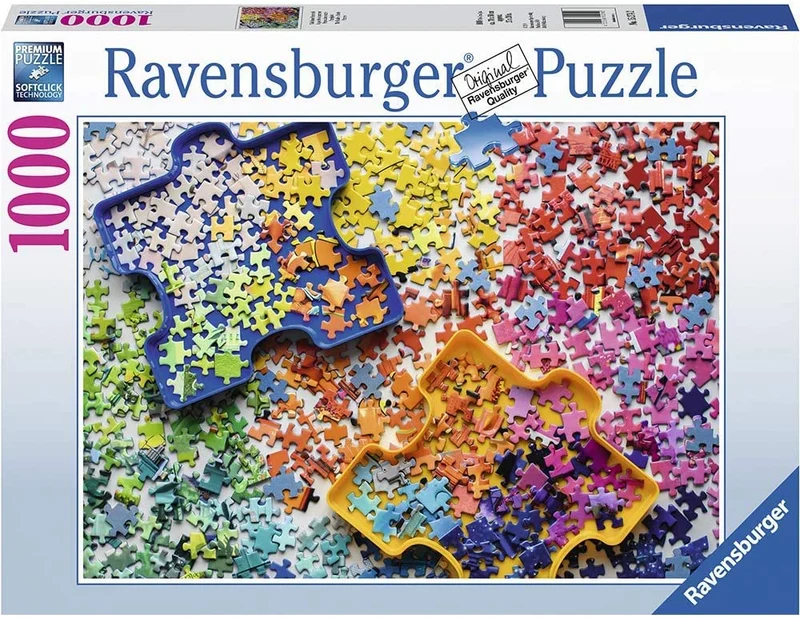 Bunte Puzzleteile – 1000 Teile Premiumpuzzle