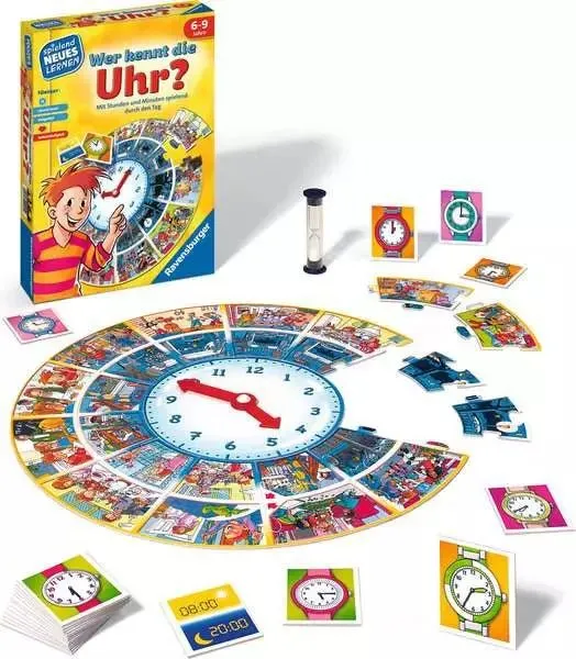 Wer kennt die Uhr? – Ravensburger Lern- und Kinderspiel