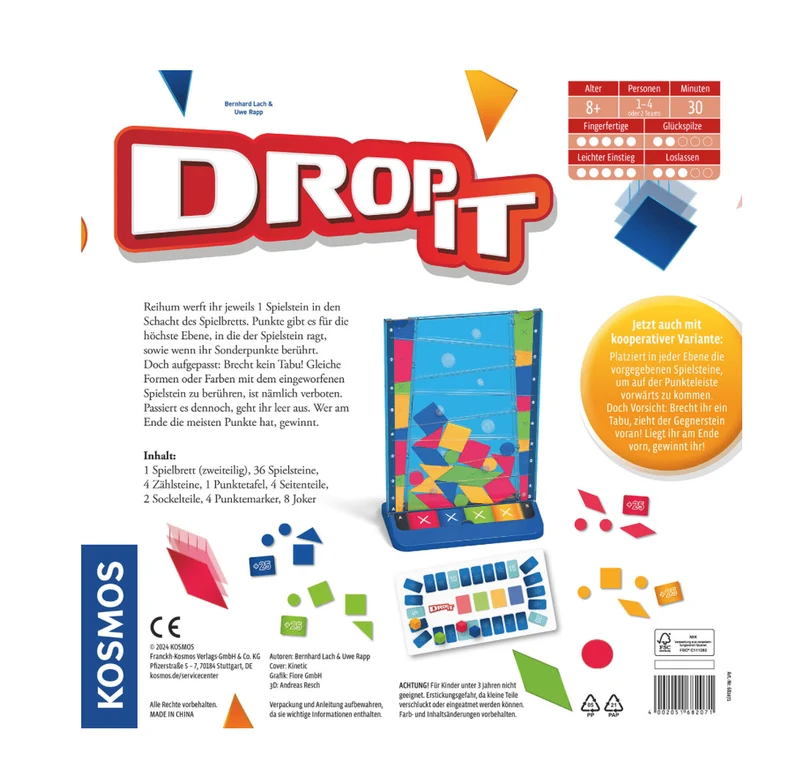 DROP IT – Geschicklichkeits-Familienspiel