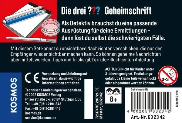 Die Drei ???: Geheimschrift Detektiv-Set