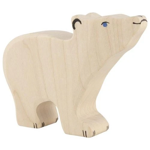 Spielfigur - Eisbär, klein, Kopf hoch